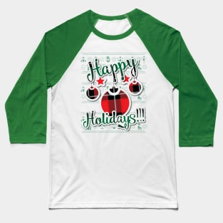 Happy Holidays Ornaments Baseball T-Shirt